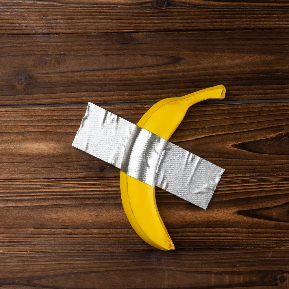 Escultura de Resina Ribbon Banana