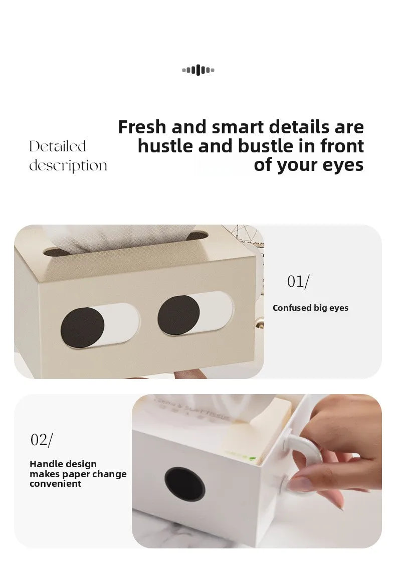 Caja de Pañuelos de Diseño Sólido
