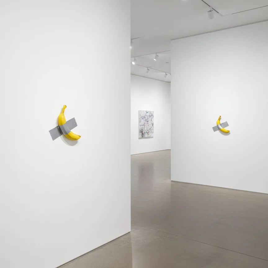 Escultura de Resina Ribbon Banana