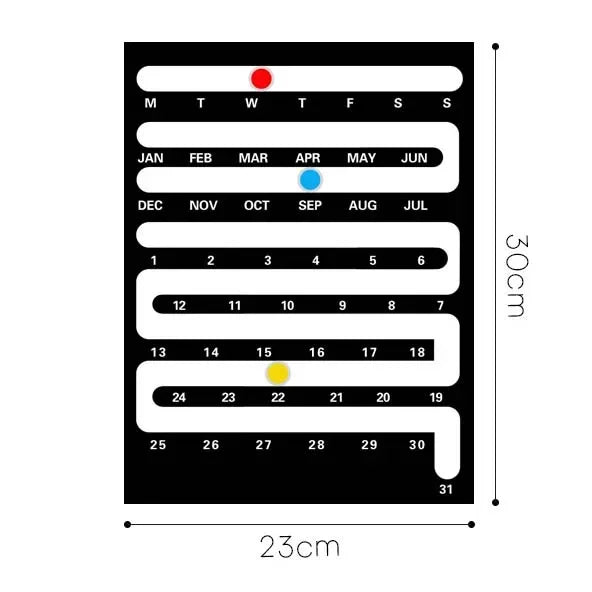 Calendario Perpetuo Acrílico