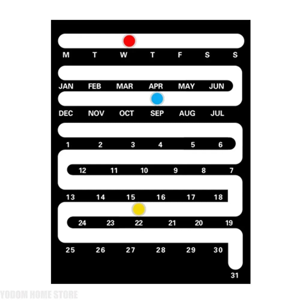 Calendario Perpetuo Acrílico
