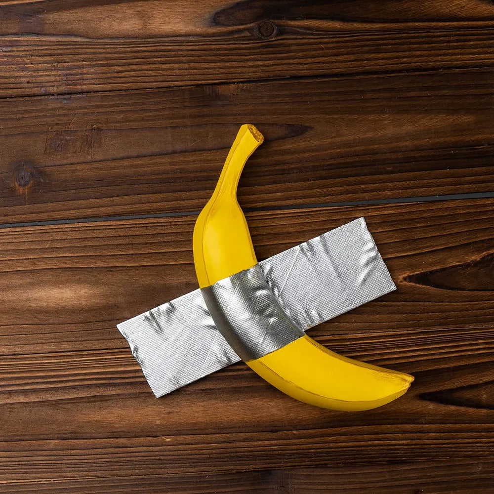 Escultura de Resina Ribbon Banana