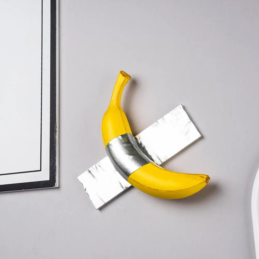Escultura de Resina Ribbon Banana