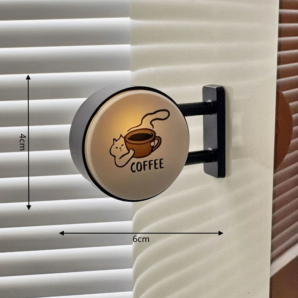 Imán Retro Coffee Corner