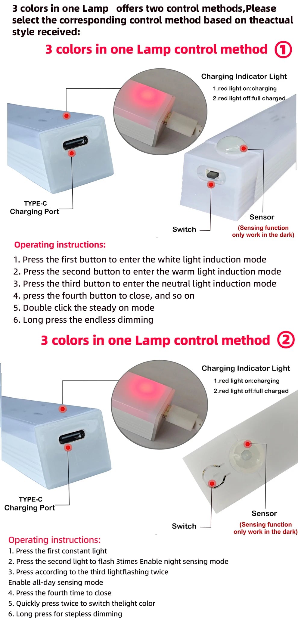 Lámpara Inalámbrica Smart Sensor