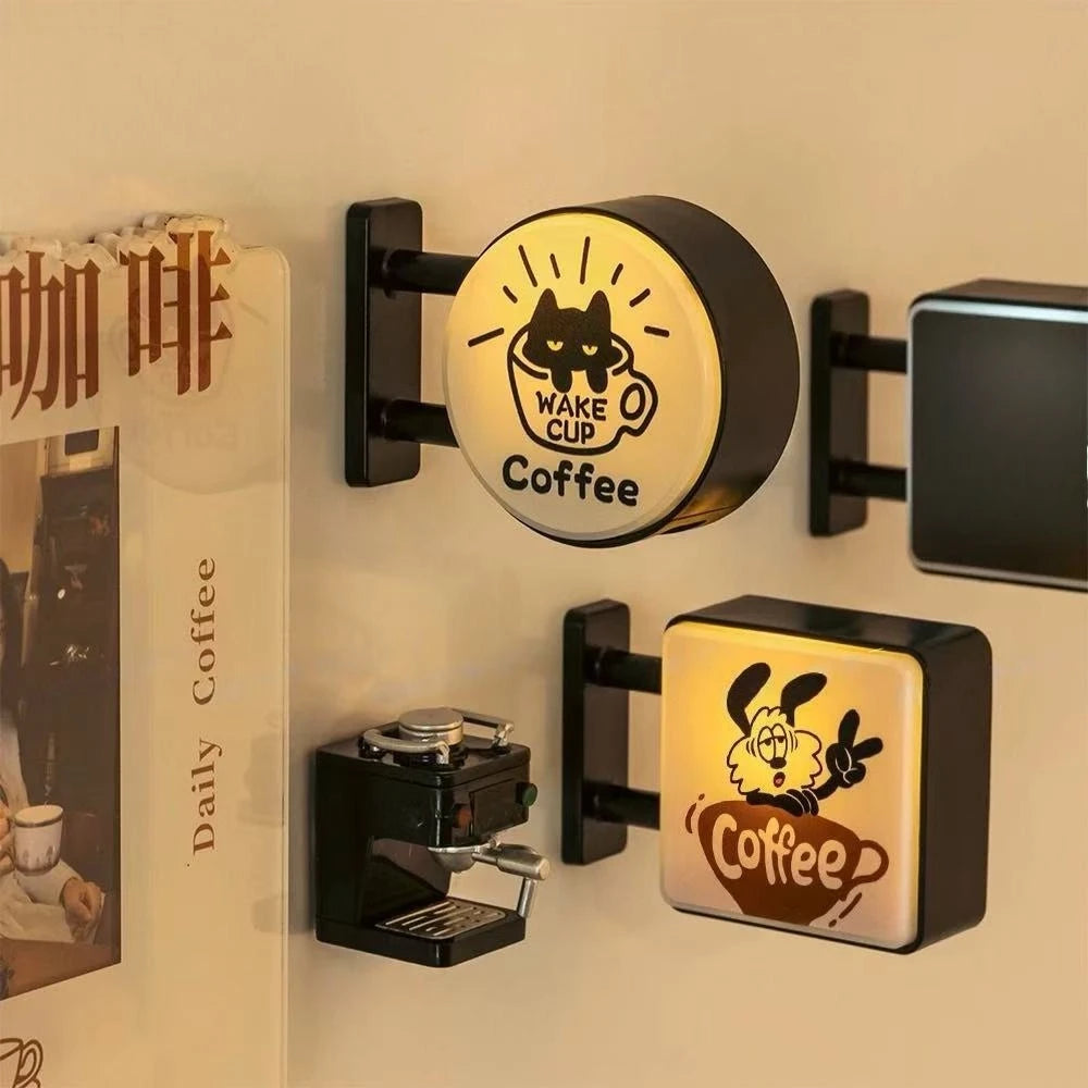 Imán Retro Coffee Corner