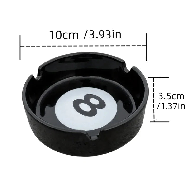 Cenicero de Cerámica Black Ball