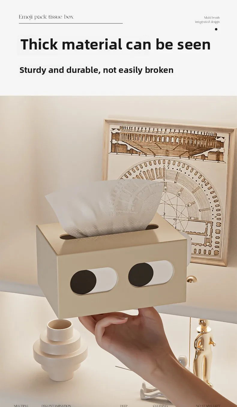 Caja de Pañuelos de Diseño Sólido