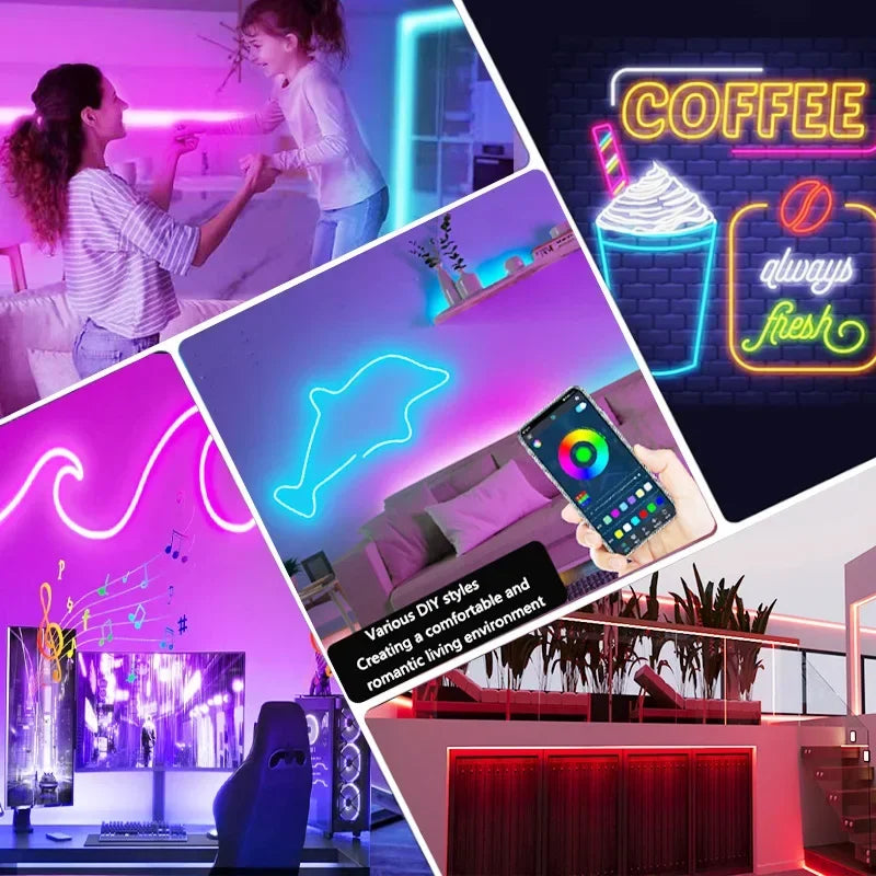 Tira de LED de Neón RGB
