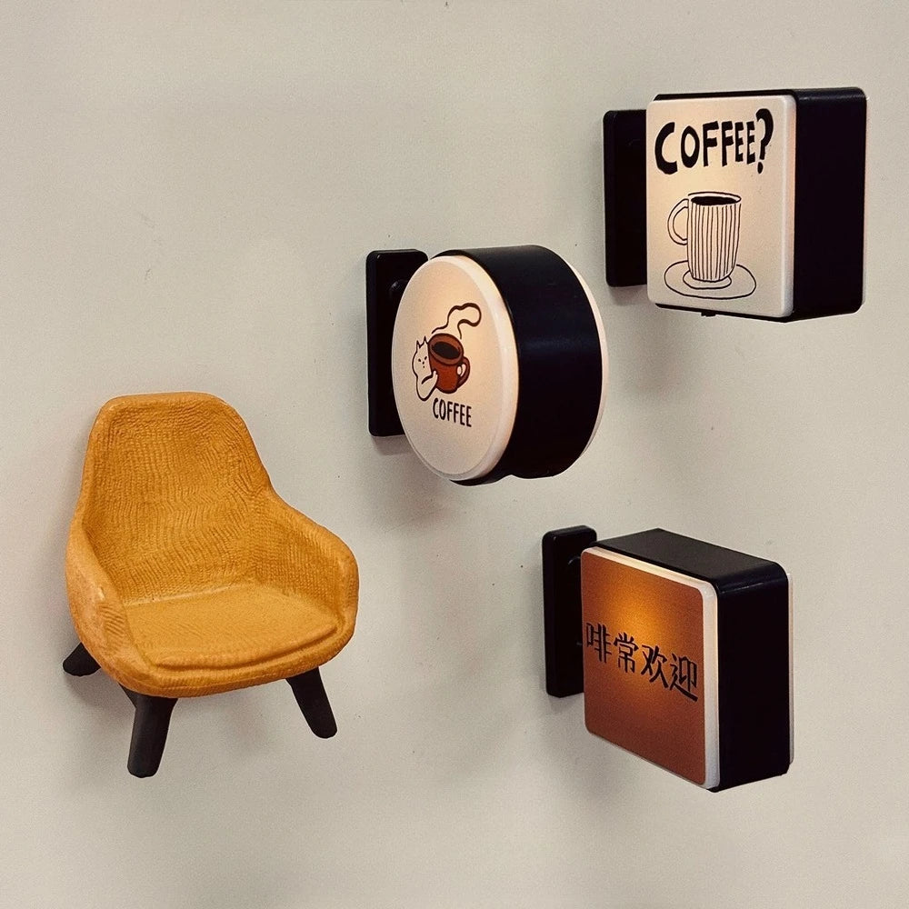 Imán Retro Coffee Corner