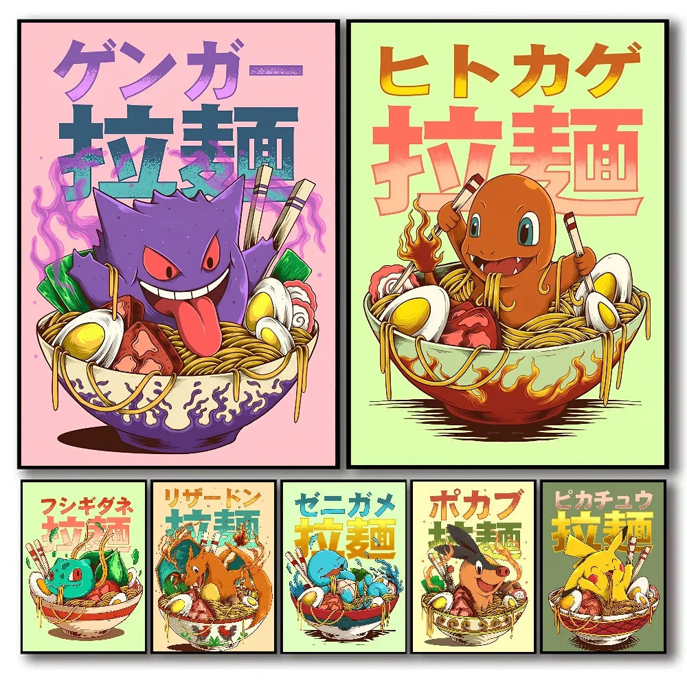 Lienzo Impreso Pokémon Art