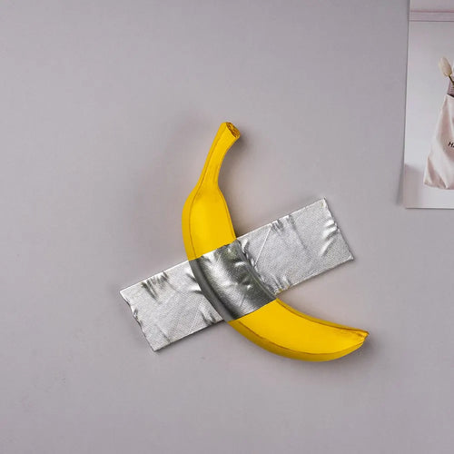 Escultura de Resina Ribbon Banana