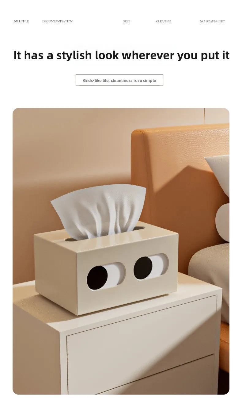 Caja de Pañuelos de Diseño Sólido