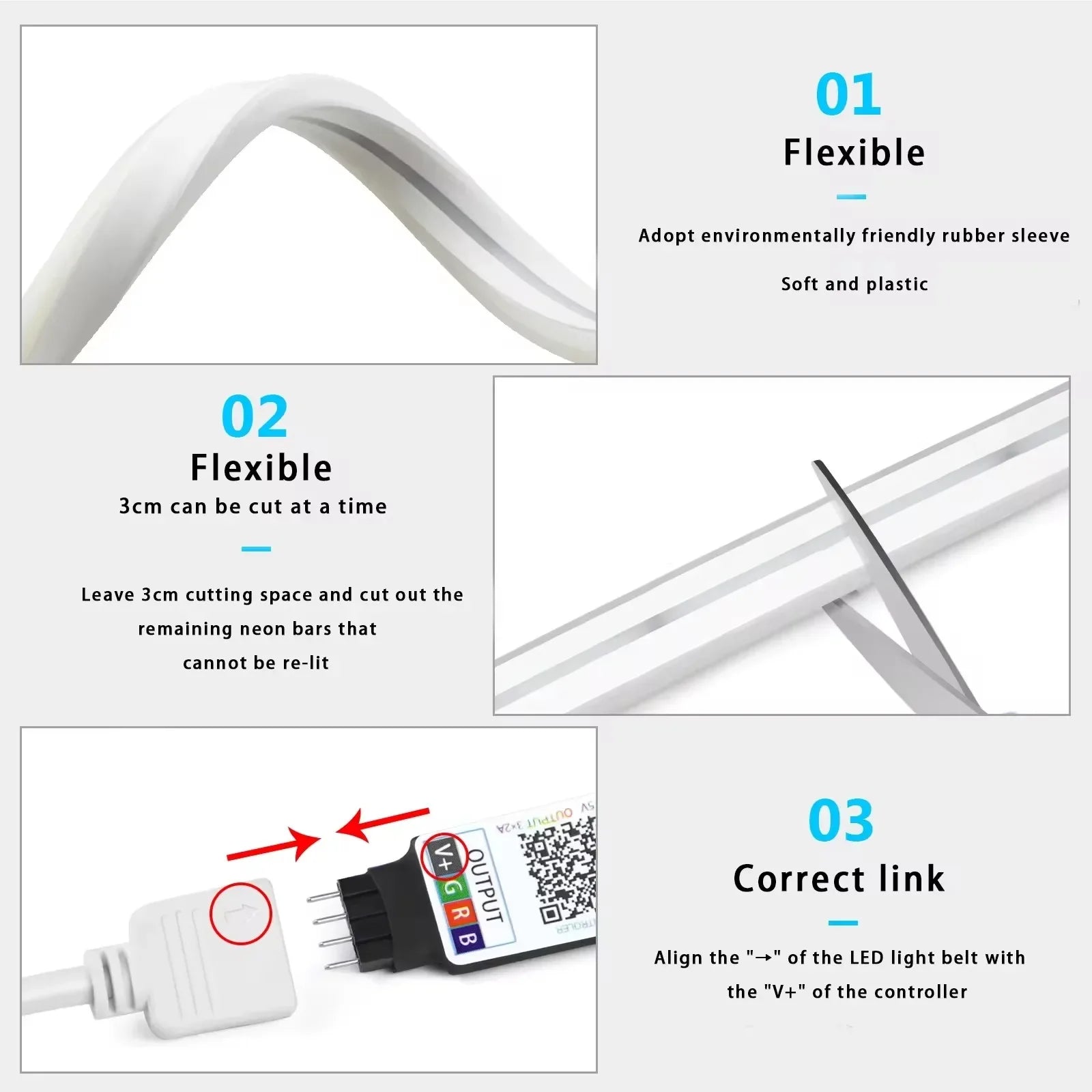 Tira de LED de Neón RGB