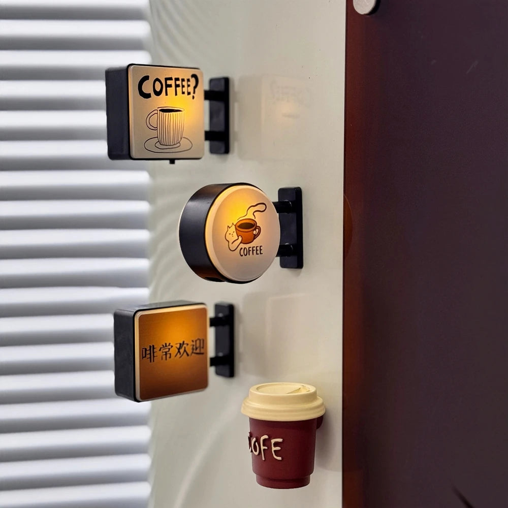 Imán Retro Coffee Corner