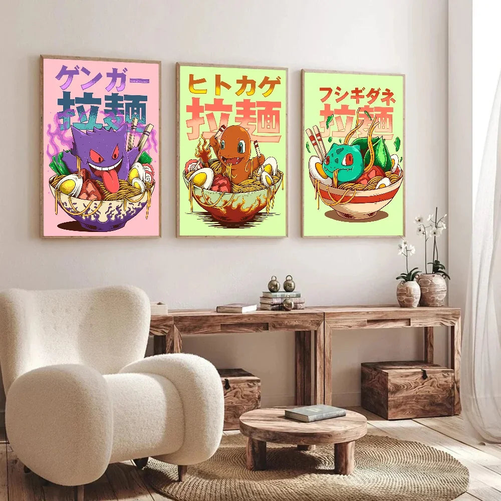 Lienzo Impreso Pokémon Art