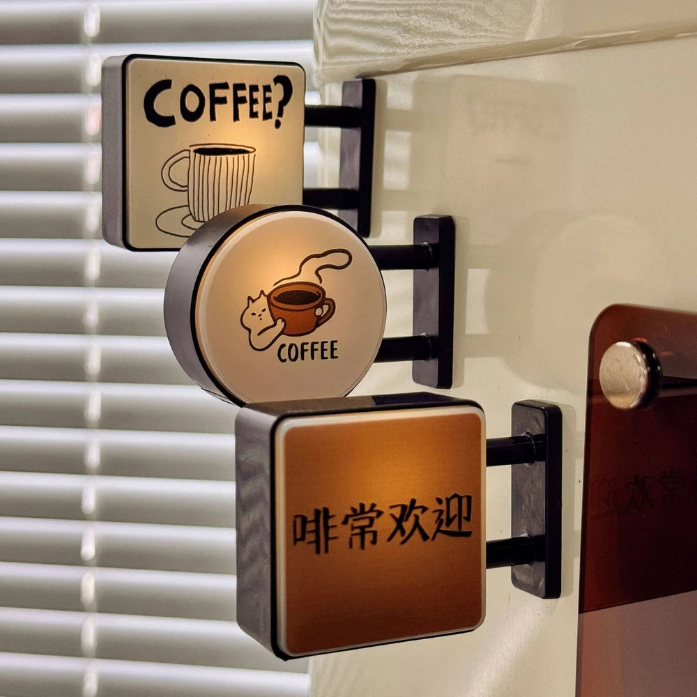 Imán Retro Coffee Corner