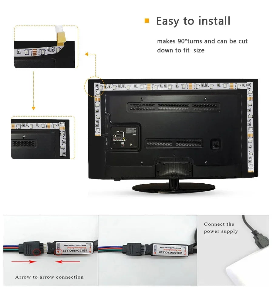 Tira de Luces LED USB RGB 5050