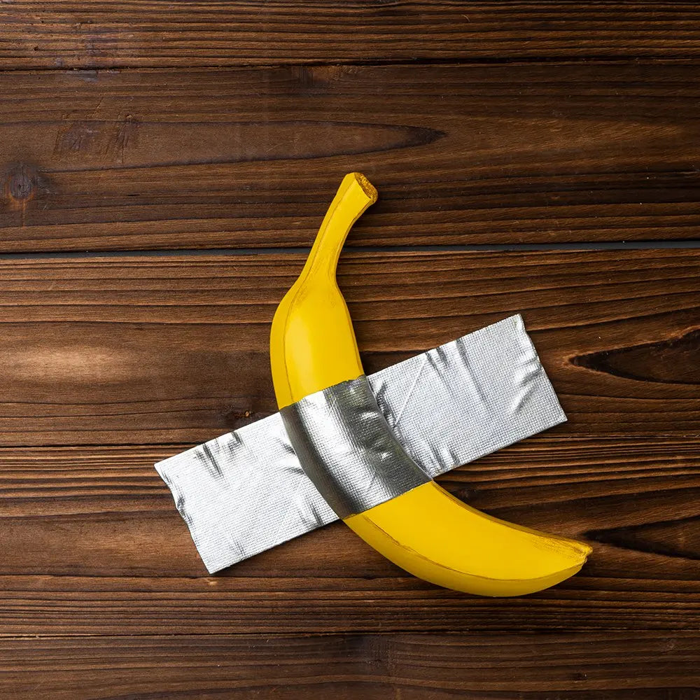 Escultura de Resina Ribbon Banana