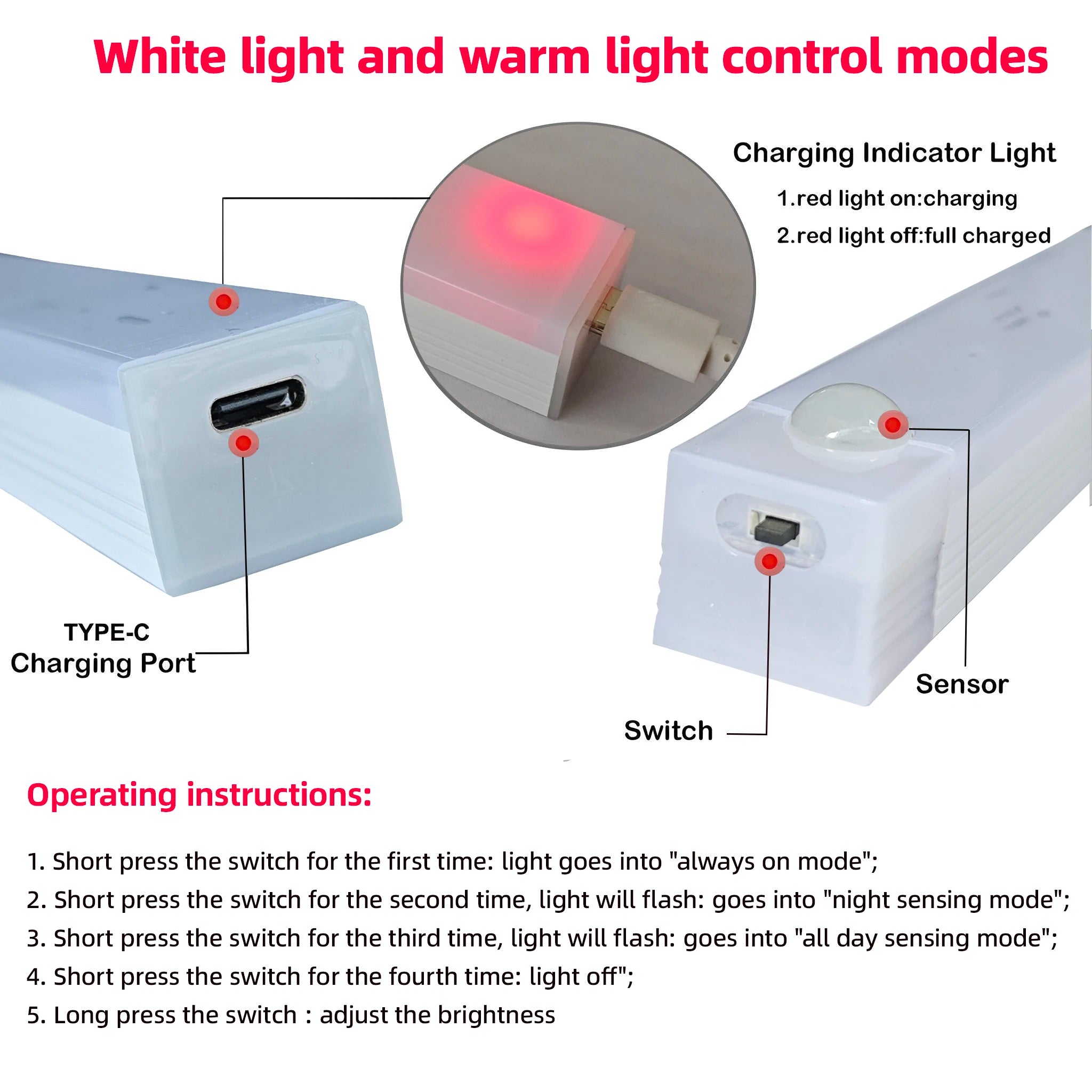 Lámpara Inalámbrica Smart Sensor