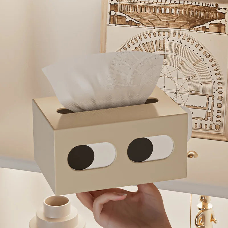 Caja de Pañuelos de Diseño Sólido