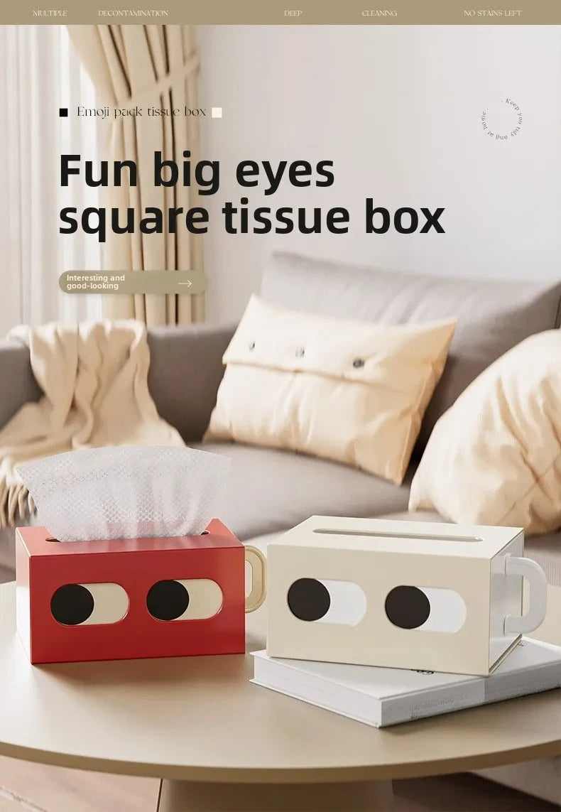Caja de Pañuelos de Diseño Sólido