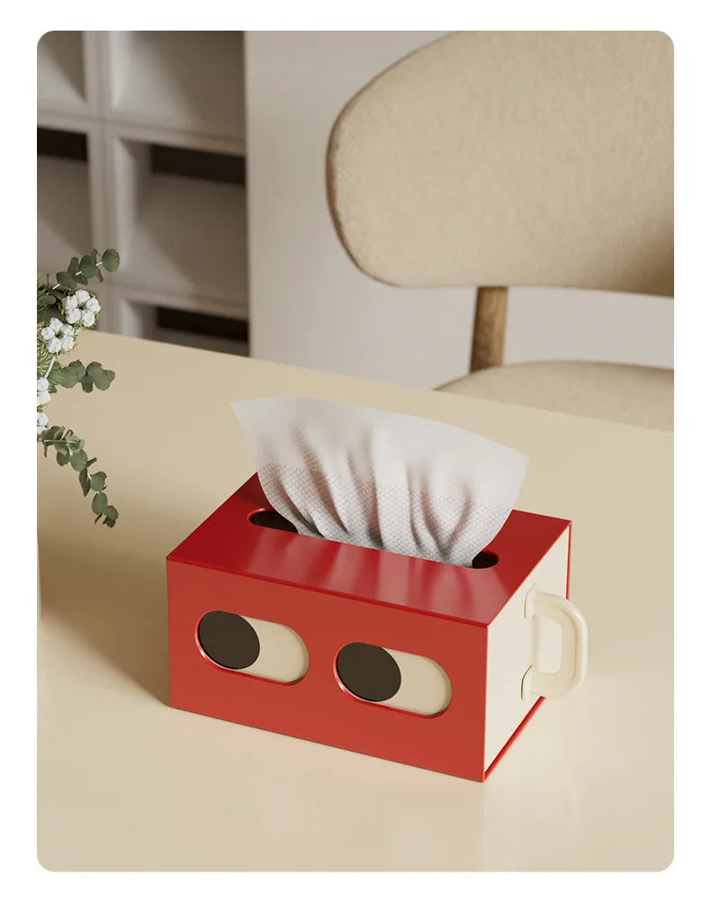 Caja de Pañuelos de Diseño Sólido