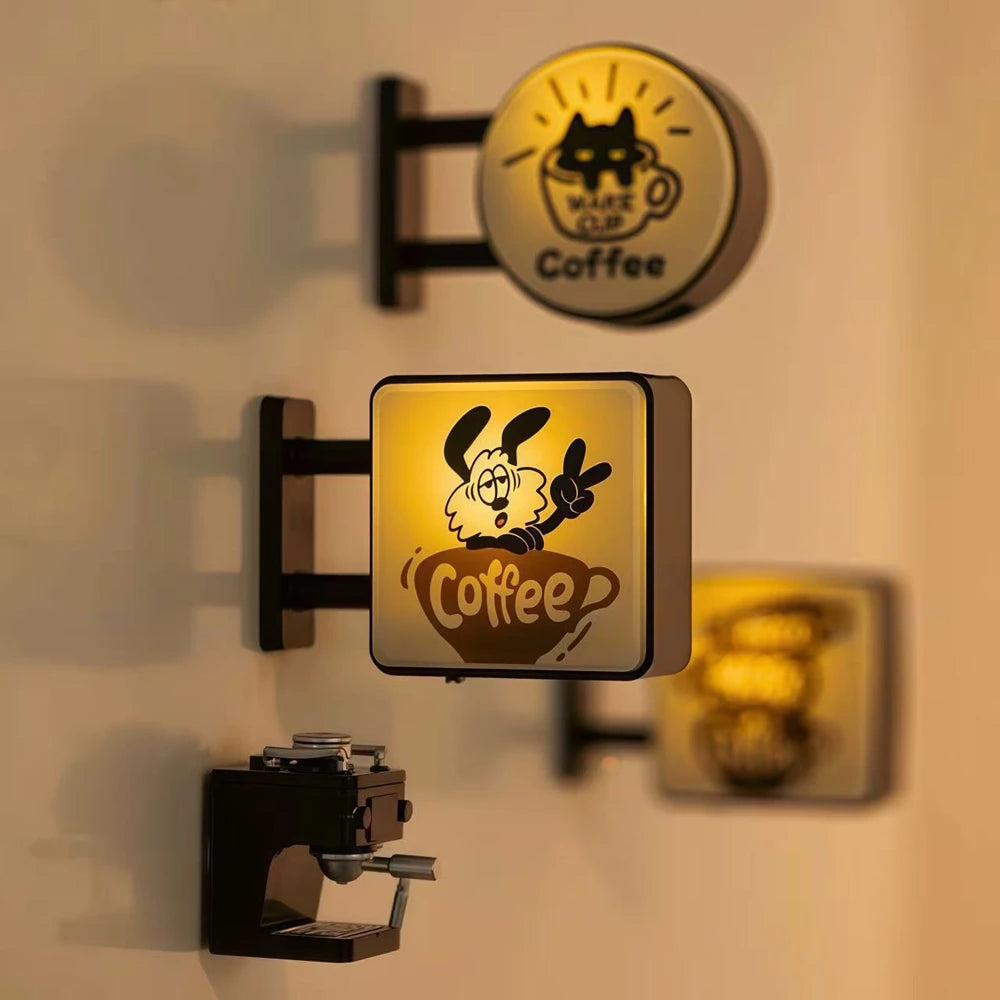 Imán Retro Coffee Corner