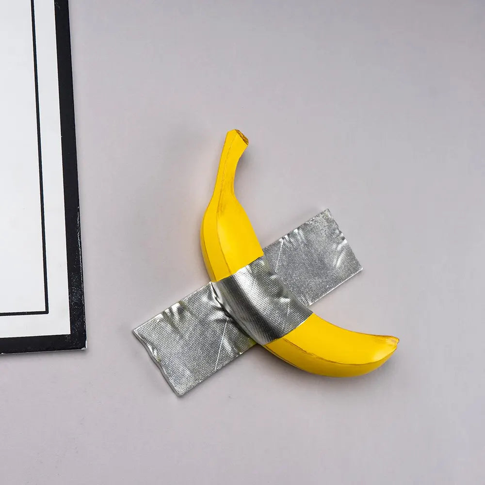 Escultura de Resina Ribbon Banana